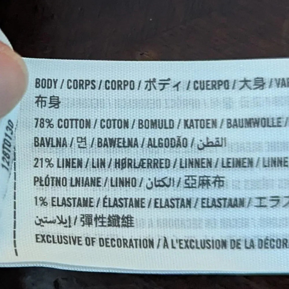 Ambercrombie & Fitch Pink Cotton/Linen Blend Shorts Size XS - Picture 10 of 10